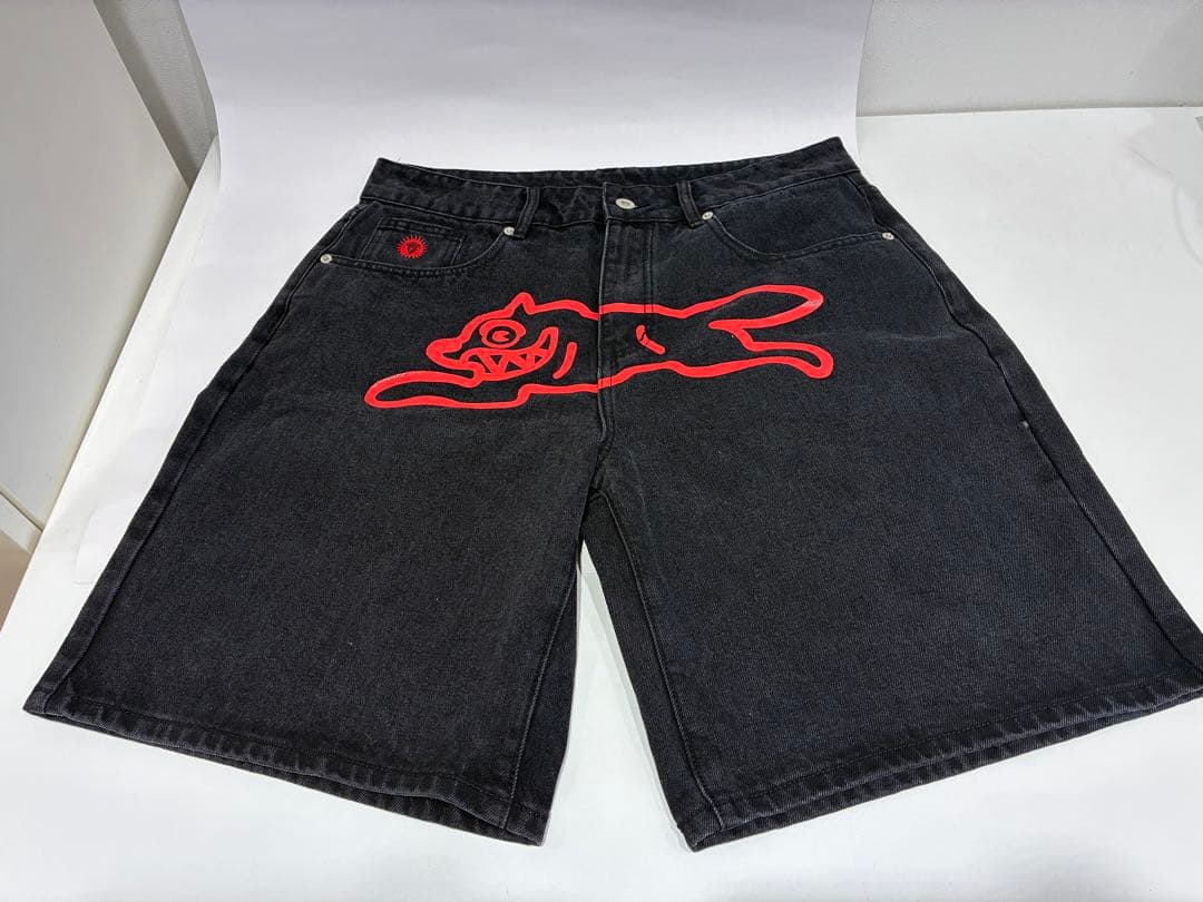 ちん ⓋICECREAM.デニムハーフパンツ