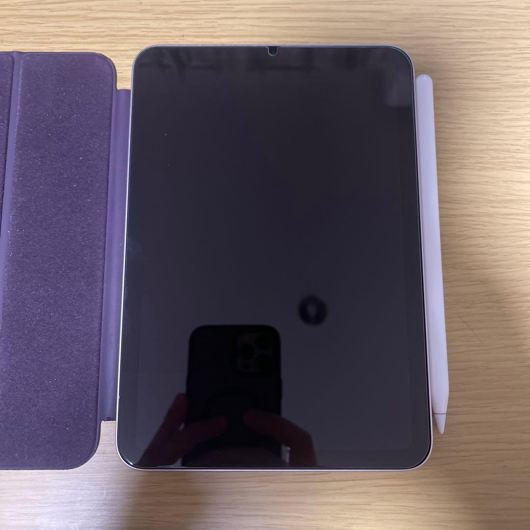 美品【iPad mini6】256GB ピンク/Appleペンシル2&純正カバー