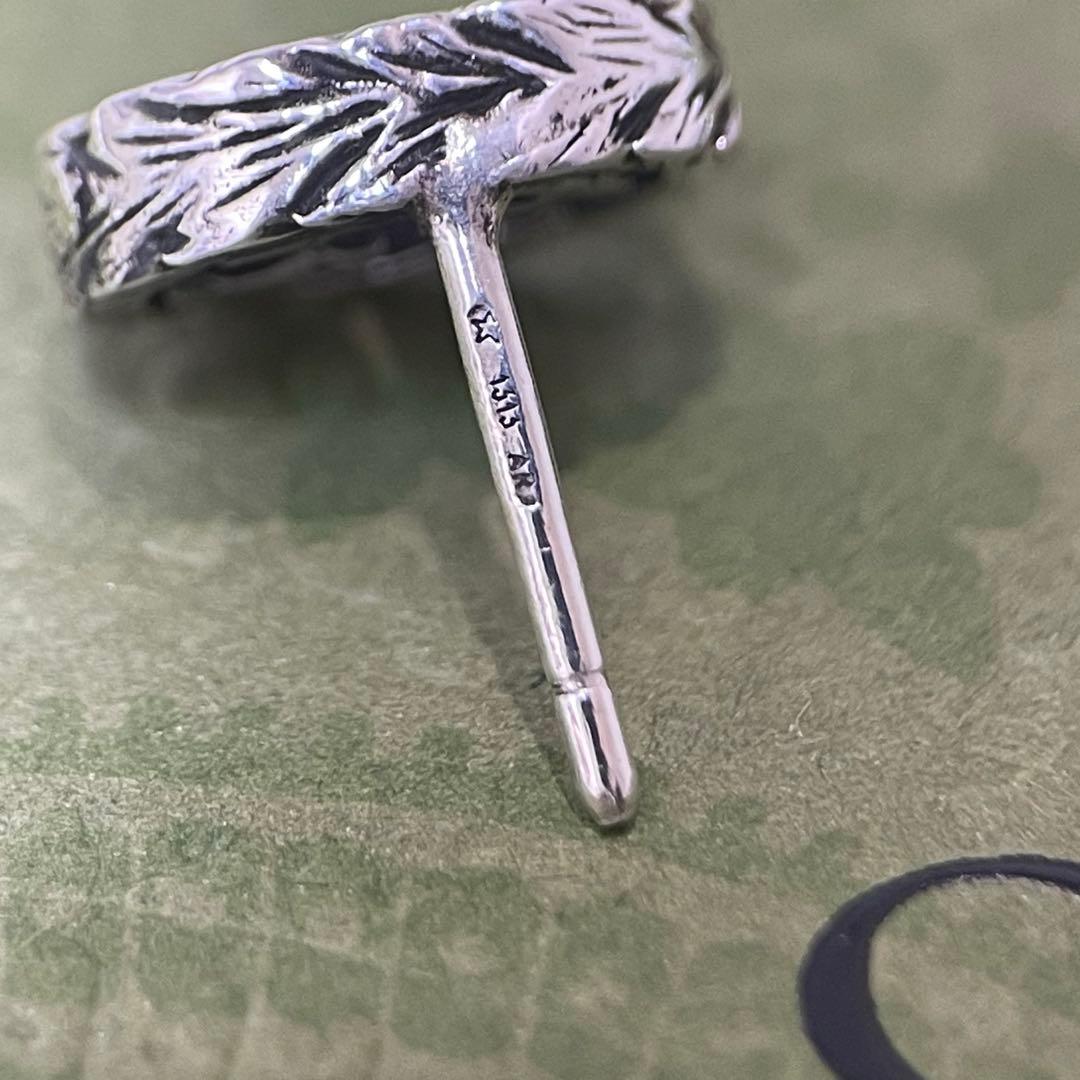 【極美品】グッチ　インターロッキングピアス片耳　メンズ/レディース　アラベスク