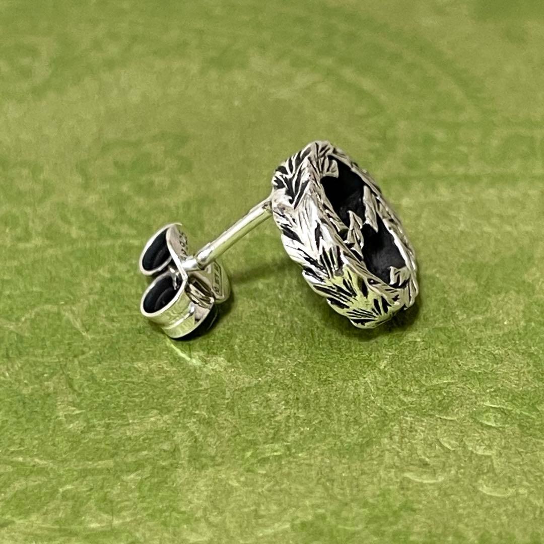 【極美品】グッチ　インターロッキングピアス片耳　メンズ/レディース　アラベスク