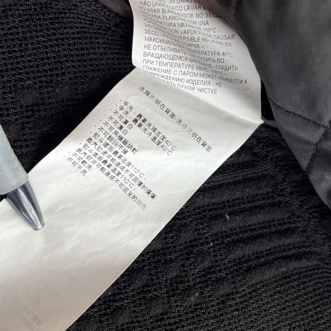 emporio armani フード付きキルティング　ニットダウンベスト y2k