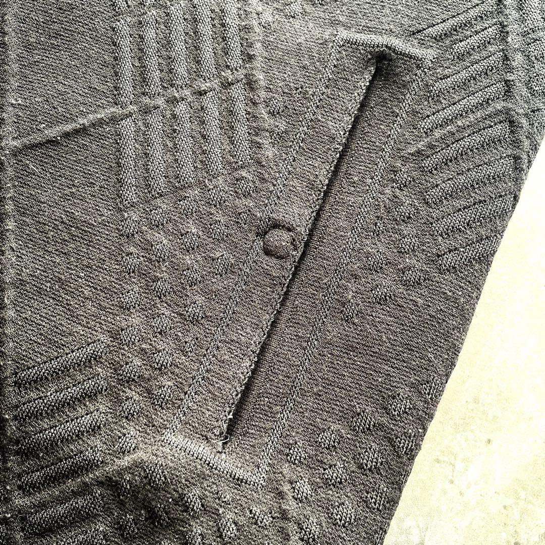 emporio armani フード付きキルティング　ニットダウンベスト y2k