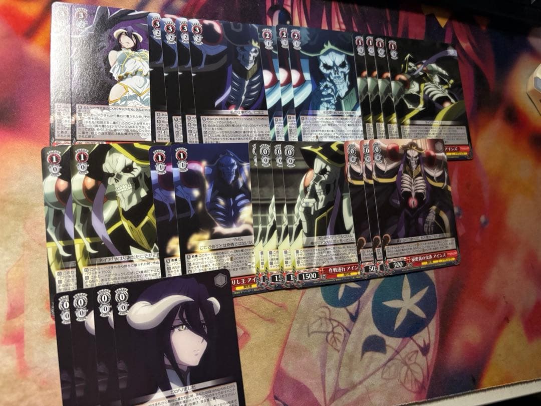 カ*]様 値下げ可能　ヴァイス　オーバーロード デッキ　RR以下4コン　パーツ大