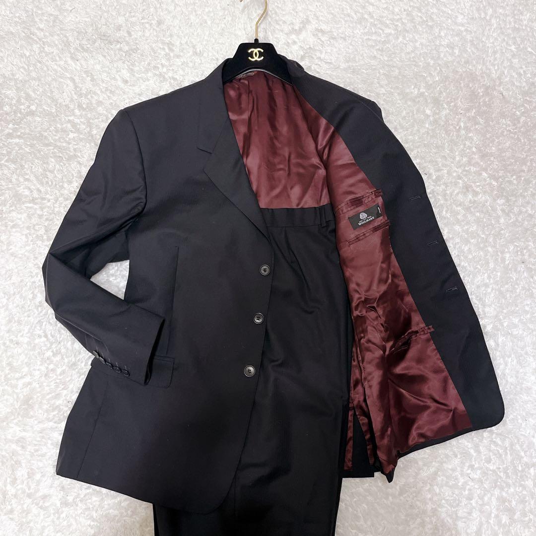 大人の品格 ポールスミスロンドン ボルドー セットアップ スーツ イタリア