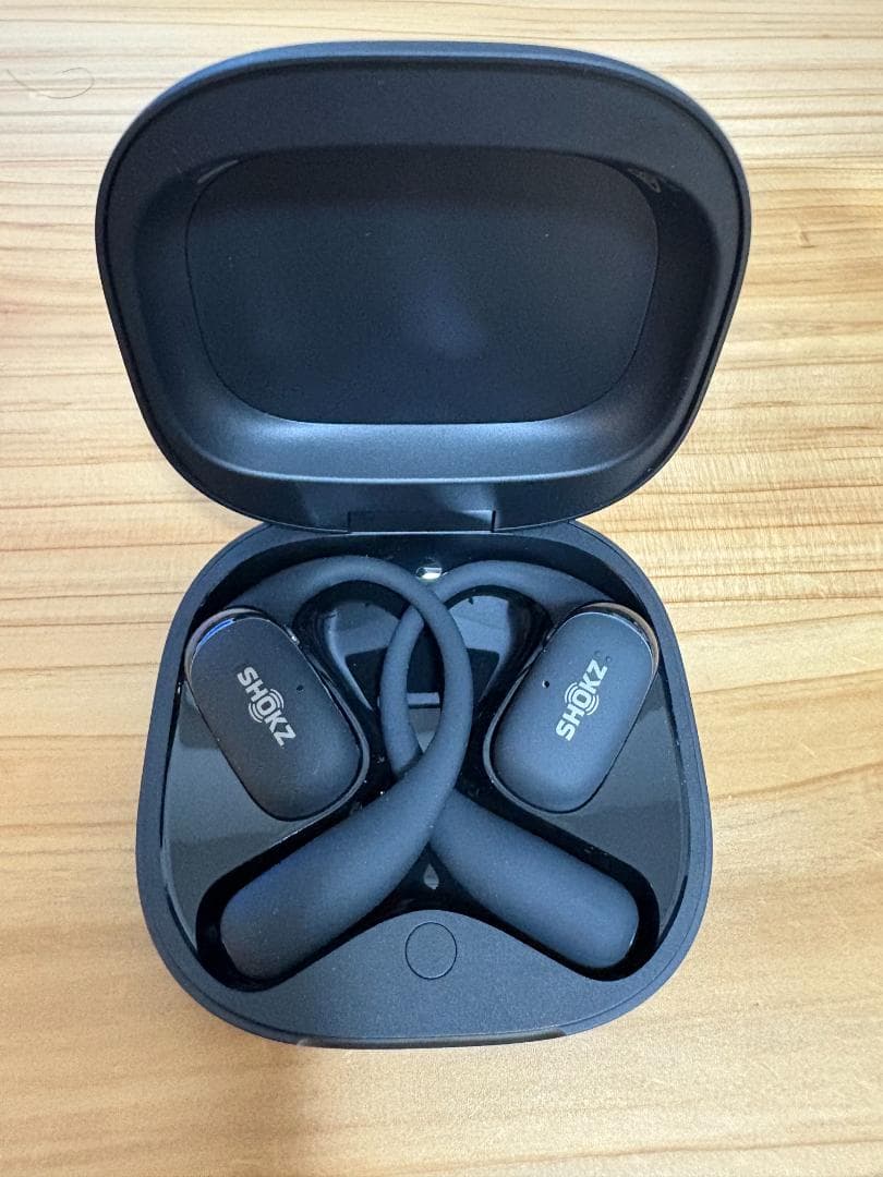 SHOKZ OpenFit2+ ワイヤレスイヤホン オープンイヤー ブラック