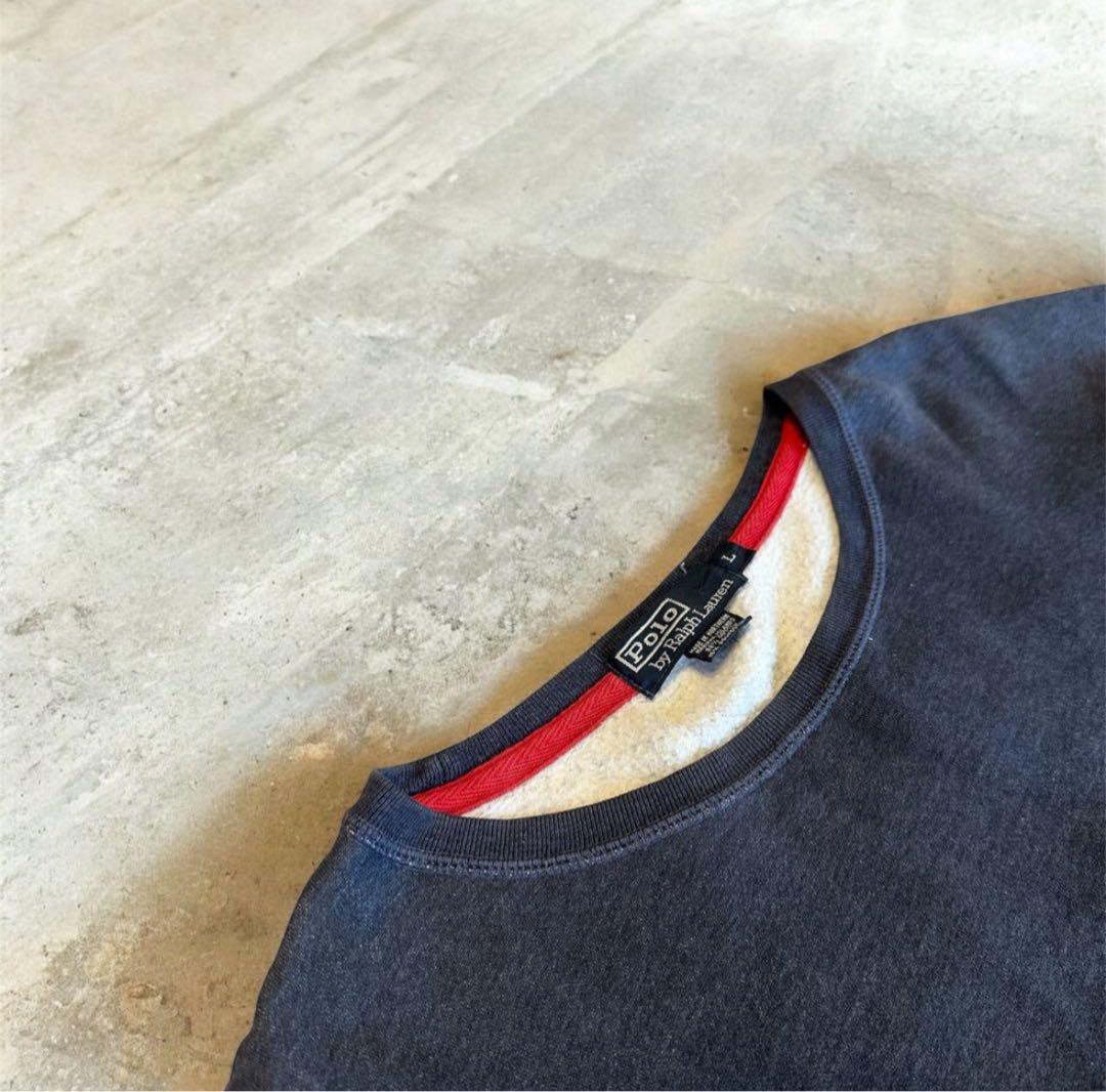 90s Polo by Ralph Lauren 紺色 スウェット L