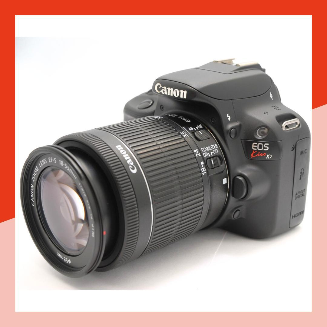 Canon Kiss X7 軽量 デジタル一眼レフカメラ 動作品 スマホ転送