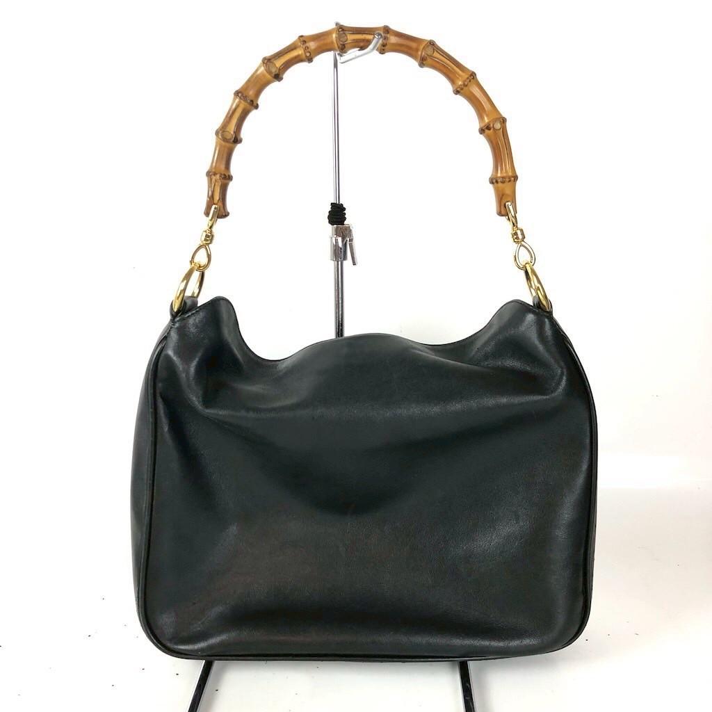 GUCCI グッチ バンブー ハンドバッグ ブラック レディース ブランド