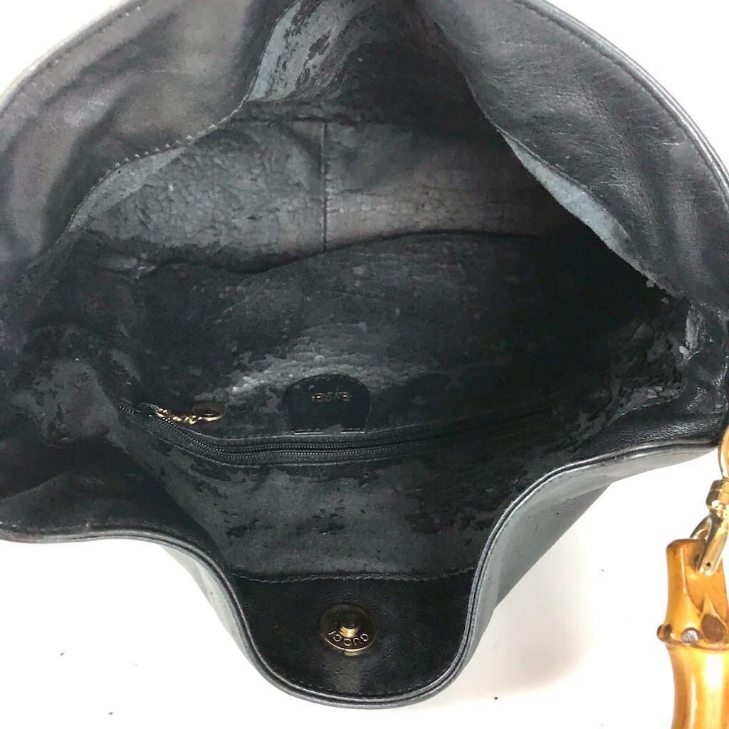 GUCCI グッチ バンブー ハンドバッグ ブラック レディース ブランド