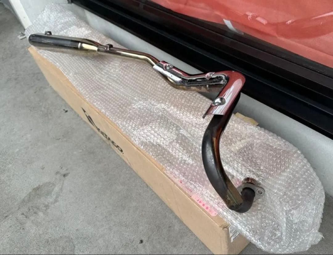 キタコ製　ステンスポーティアップマフラー　ホンダ　スーパーカブ110 JA07