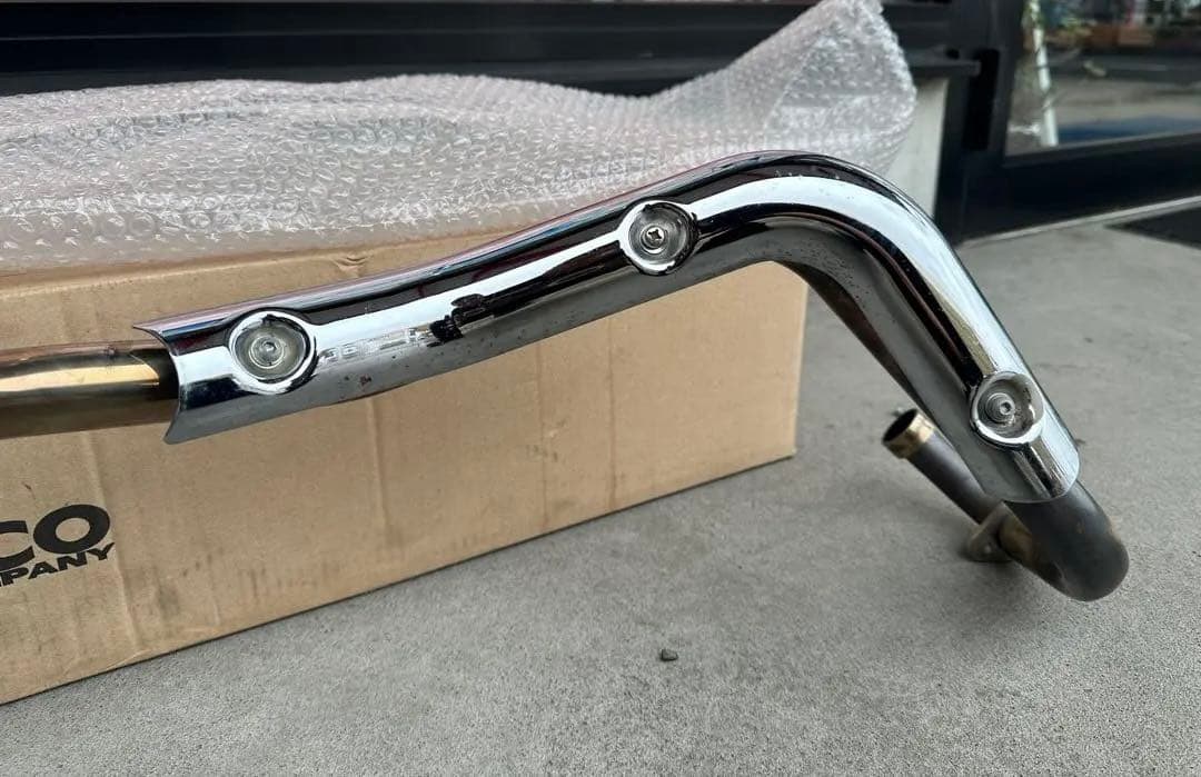 キタコ製　ステンスポーティアップマフラー　ホンダ　スーパーカブ110 JA07