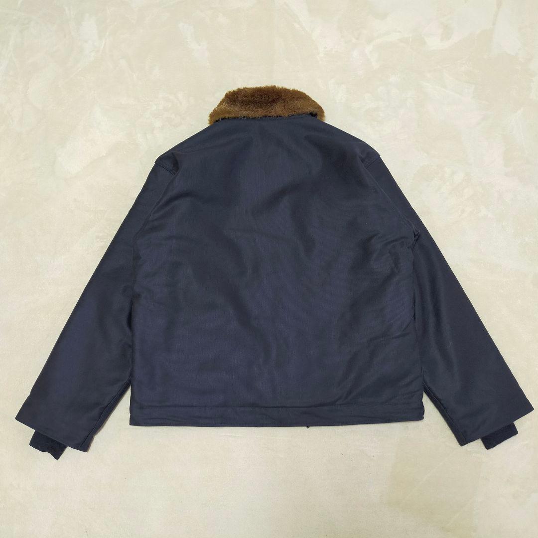 美品　HOUSTON　N-1　デッキジャケット　40サイズ　ネイビー　日本製