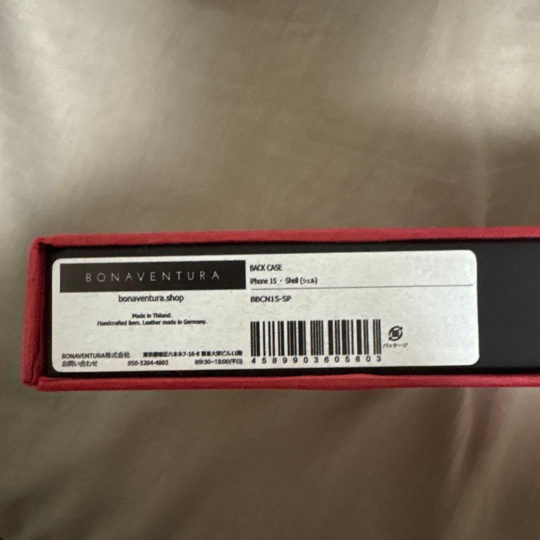 BONAVENTURE ボナベンチュラ　iPhone15用ケース　シェル　新品