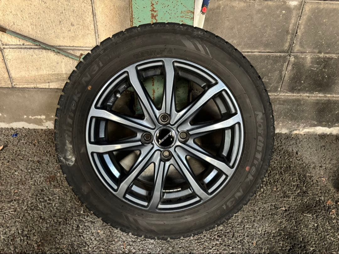 【送料込】175/65R15 ノーストレックスタッドレス アルミホイール付 4本