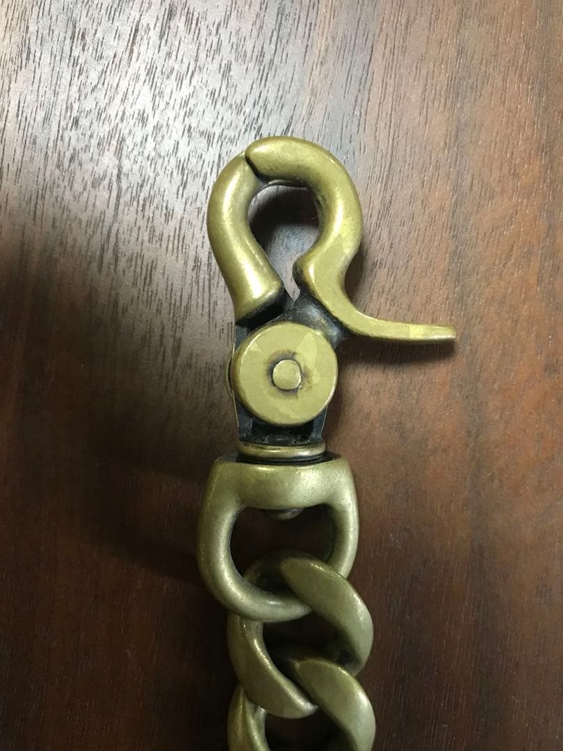 RUDE GALLERY BLACK REBEL真鍮ウォレットチェーン