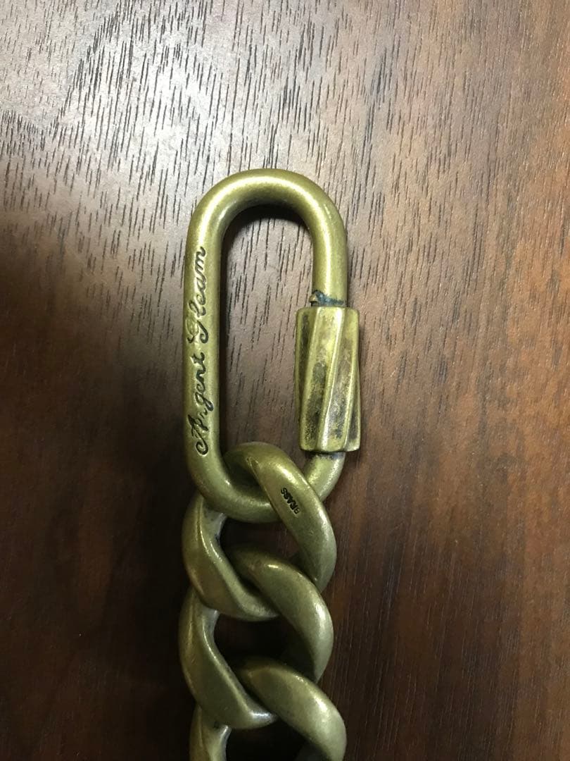 RUDE GALLERY BLACK REBEL真鍮ウォレットチェーン