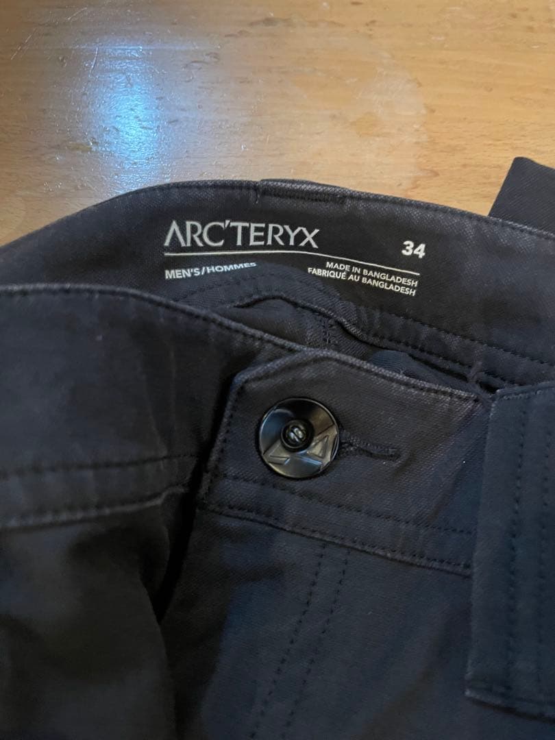 デカサイ アークテリクスLevon PANT 黒 サイズ34 レヴォンパンツ