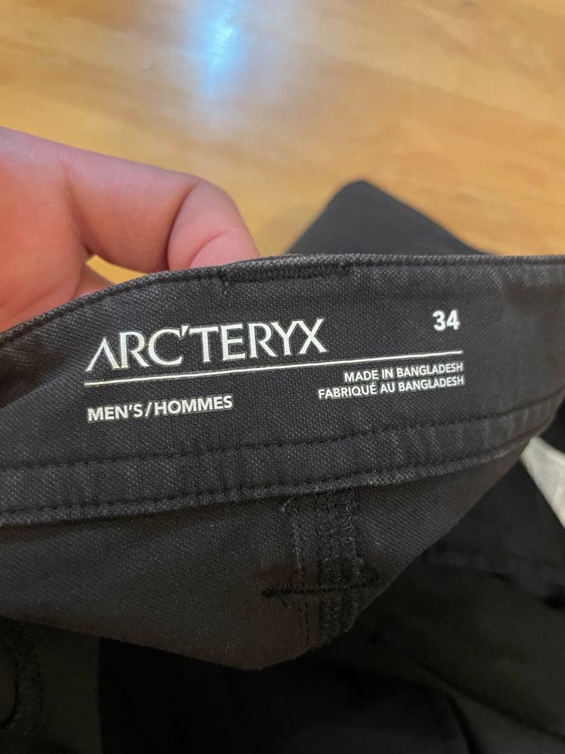 デカサイ アークテリクスLevon PANT 黒 サイズ34 レヴォンパンツ