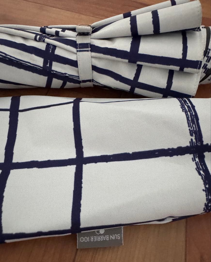 【紫外線100%カット】サンバリア二段折り日傘