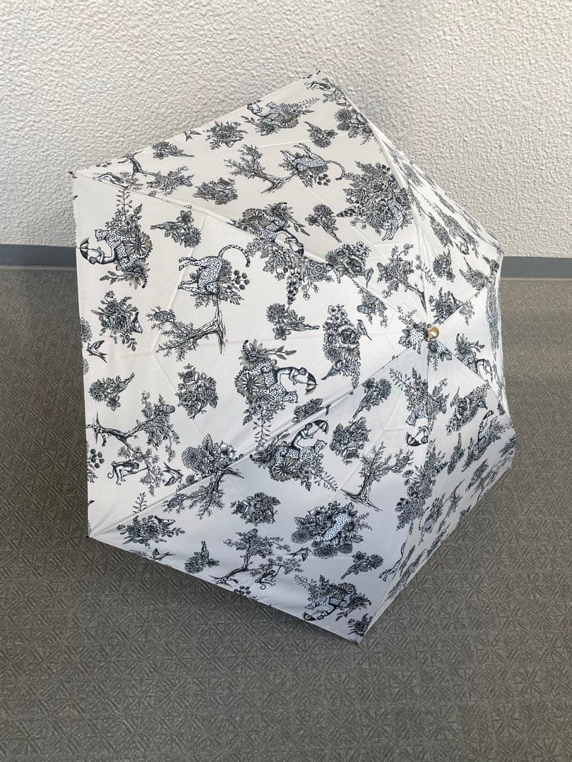 Beaurance 折りたたみ傘 晴雨兼用 アニマル柄