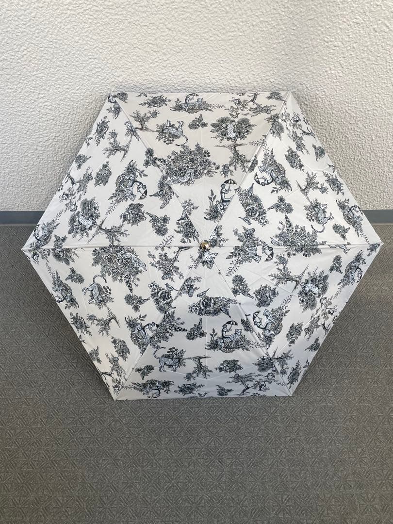 Beaurance 折りたたみ傘 晴雨兼用 アニマル柄