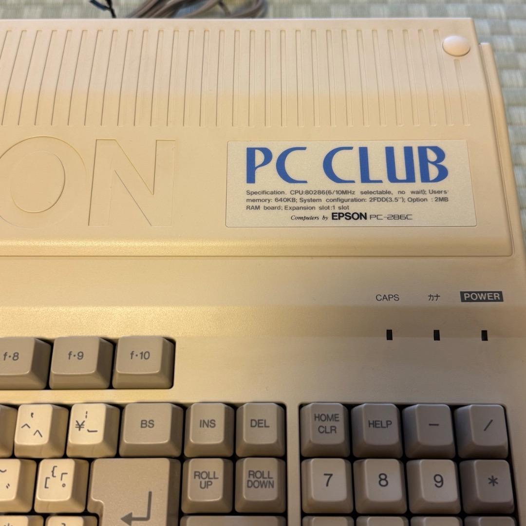 EPSON PC CLUB PC286C ジャンク