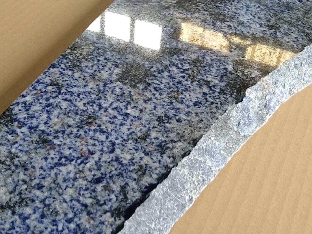 ●超高級　超貴重● 天然御影石 青系 ●ディスプレイ　飾り台　台座● インテリア