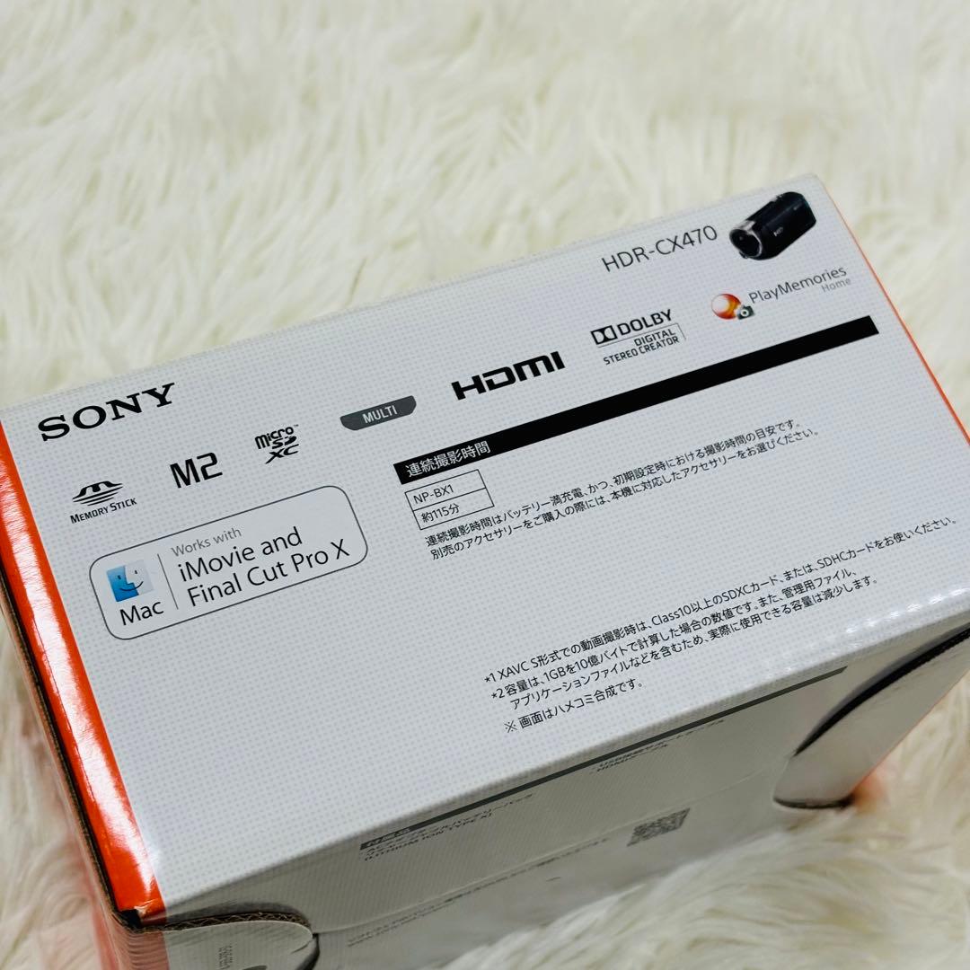 SONY HDR-CX470 ビデオカメラ本体　ブラック