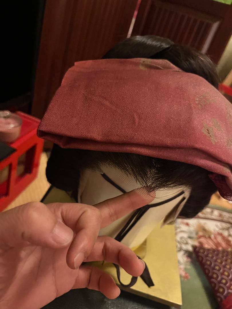 大衆演劇女形役者髷