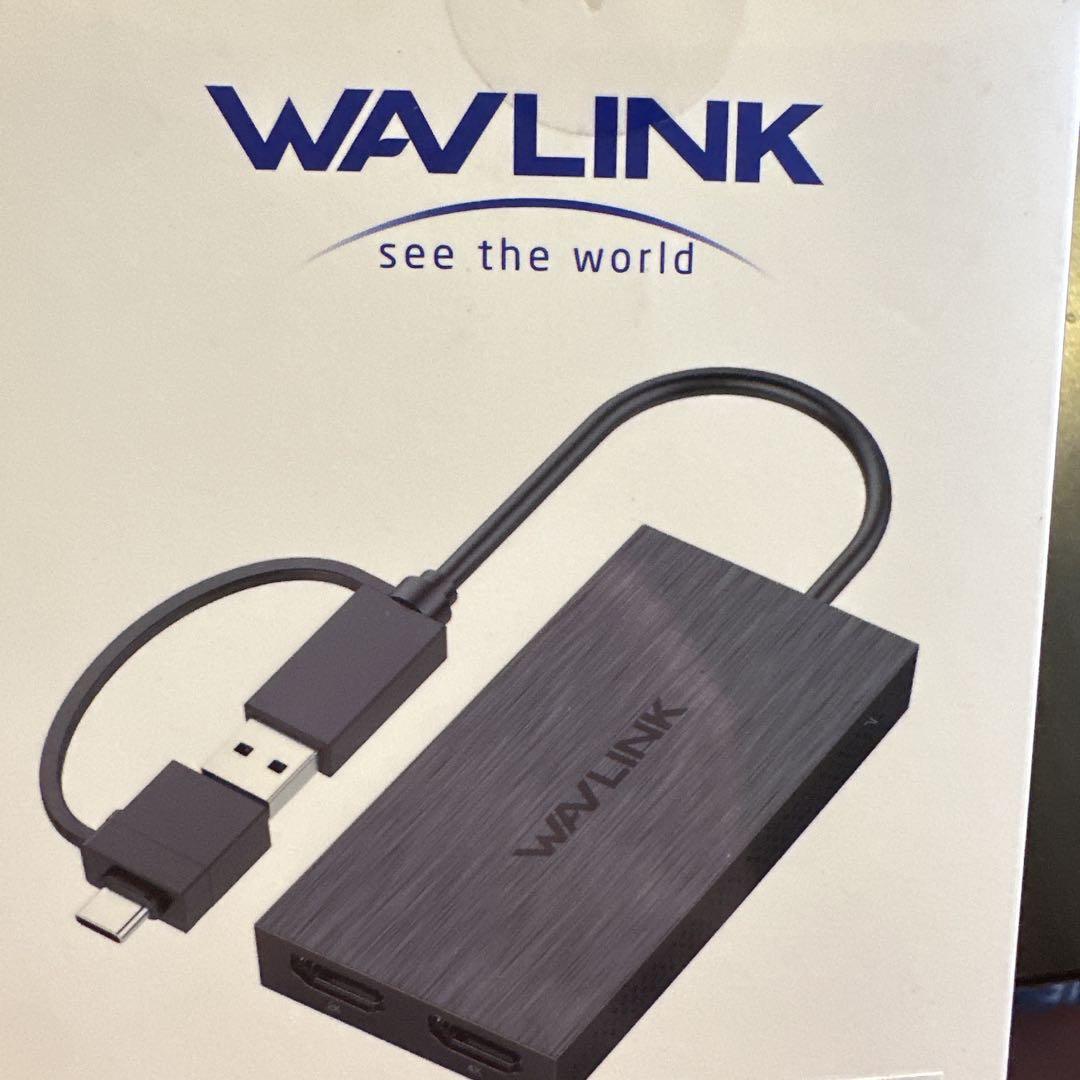 WAVLINK USB 3.0 HDMIデュアルディスプレイアダプター
