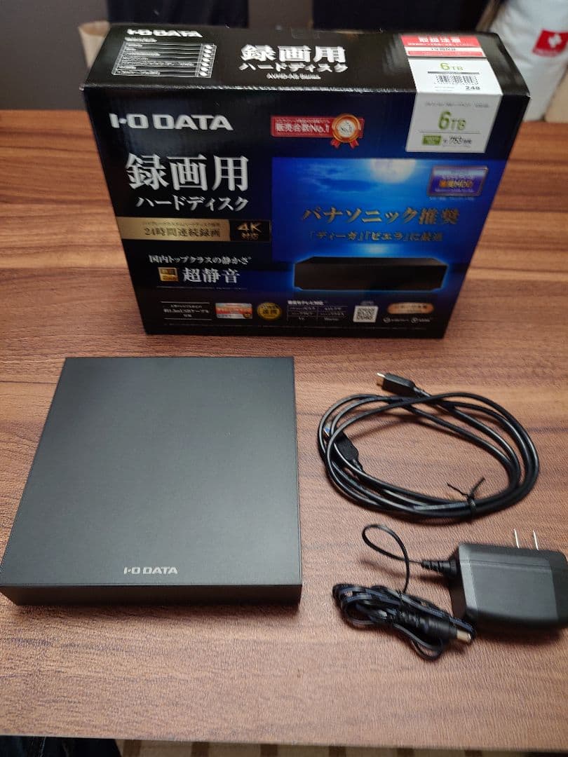 IODATA IOデータ USB-HDD テレビ録画用 6TB AVHD-AS6