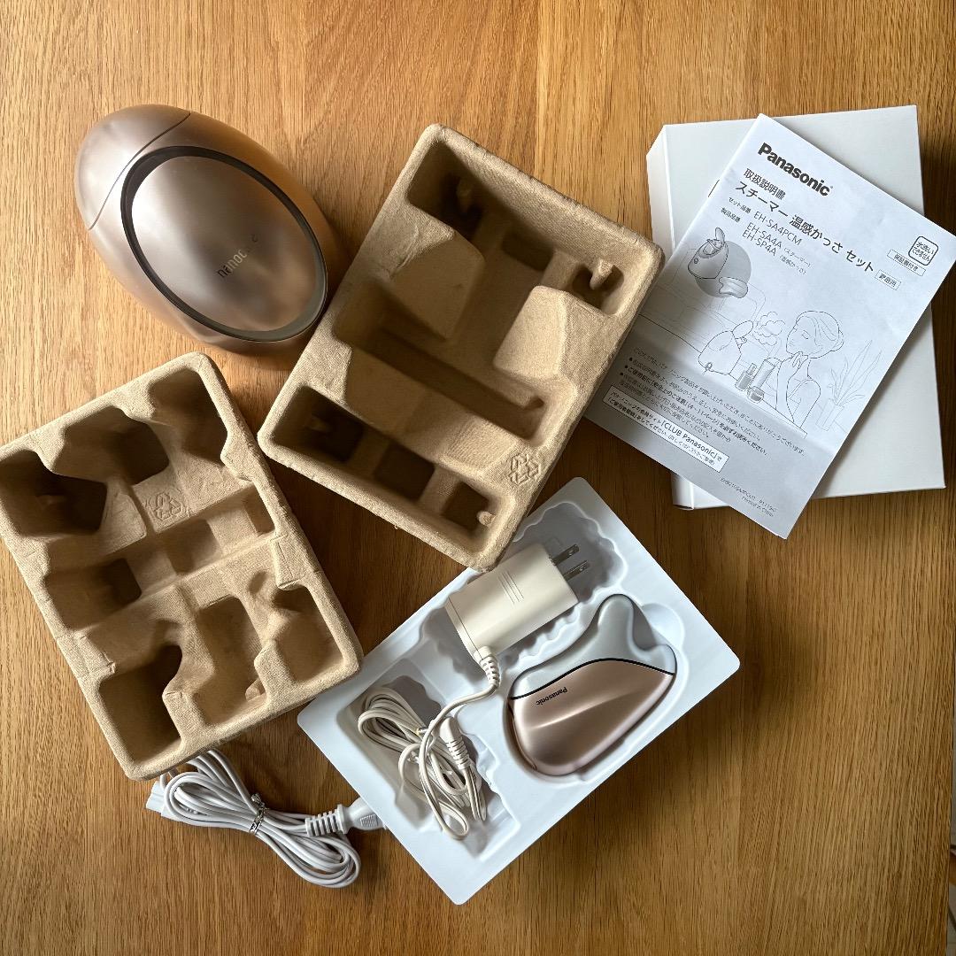 Panasonicスチーマーナノケア&温感かっさゴールドEH-SA4PCM-GN