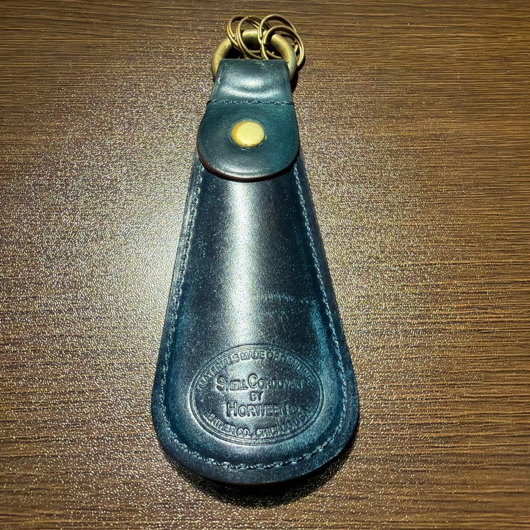 GANZO SHELL CORDOVAN 2 シューホーンキーホルダー