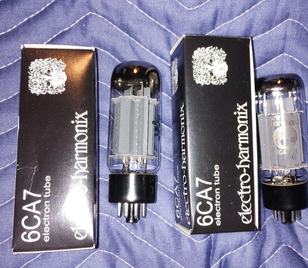 エレクトロハーモニクス　6CA7(EL34)太管ペア　未使用品　その１