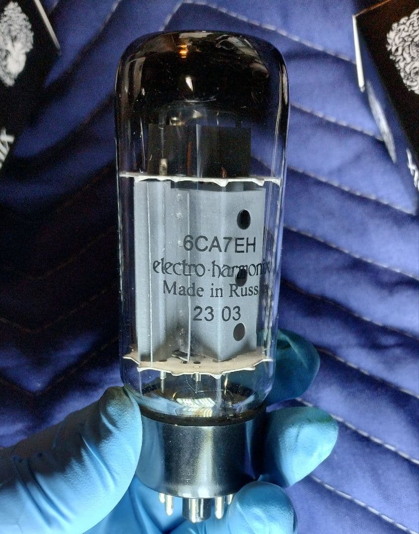 エレクトロハーモニクス　6CA7(EL34)太管ペア　未使用品　その１