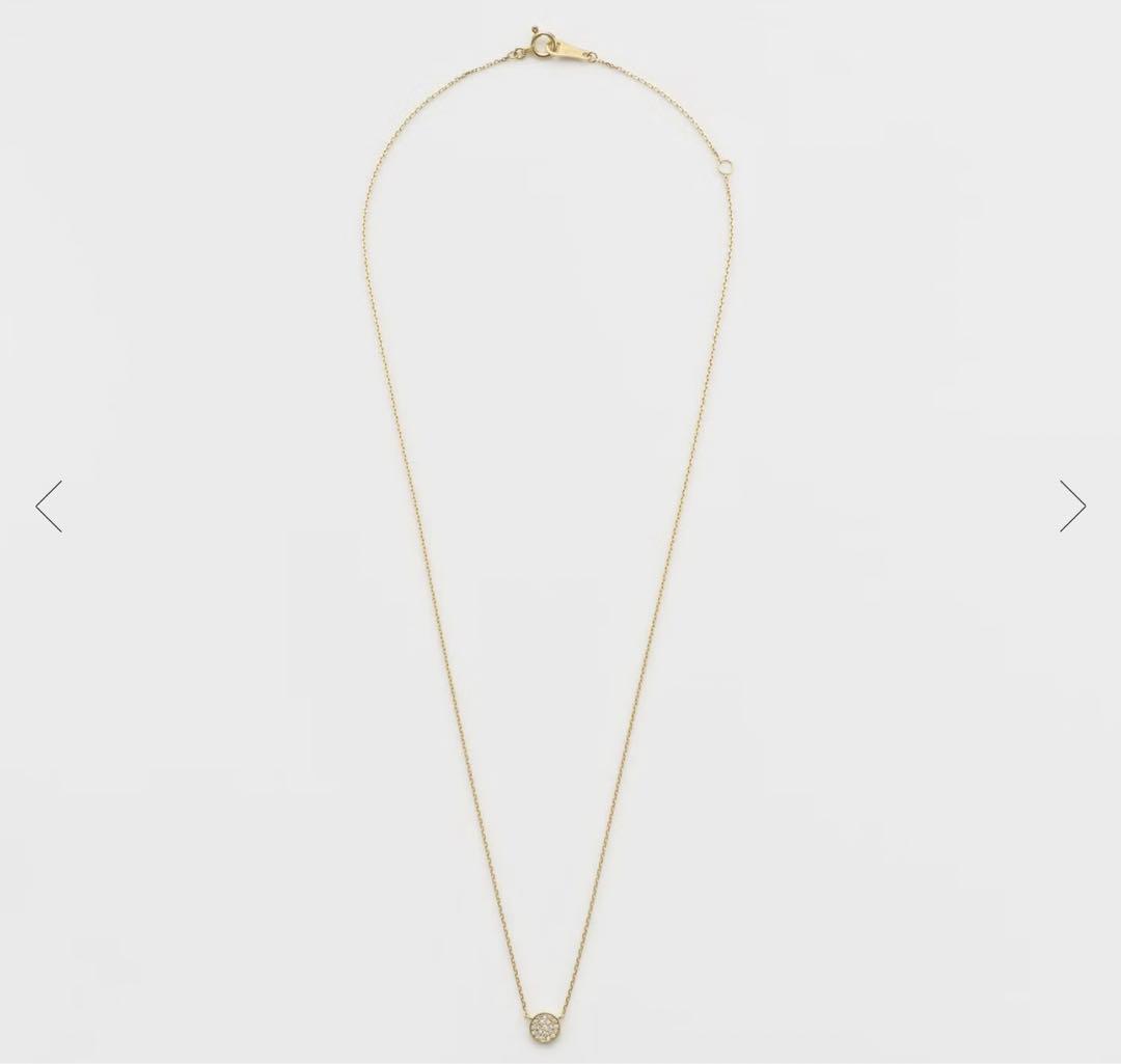 アガット k18 0.04ct ダイヤモンド　ゴールド