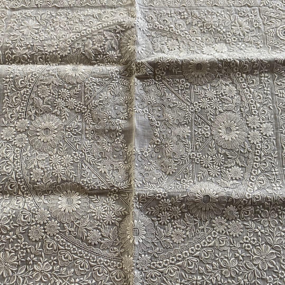 スワトウ 手刺繍 ハンカチ 汕頭