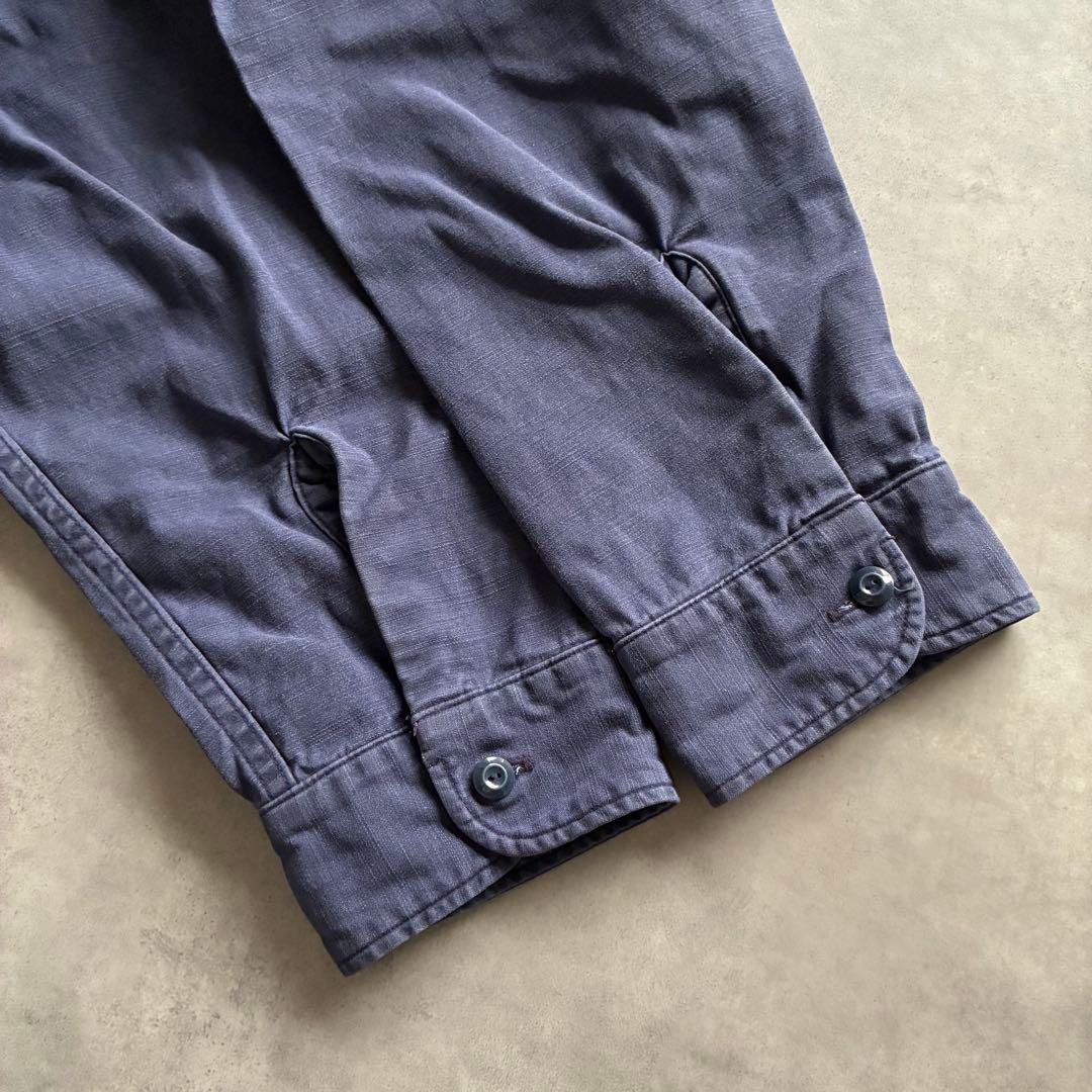 人気 マディソンブルー イエナ別注 ハンプトン バックサテンシャツ ネイビー