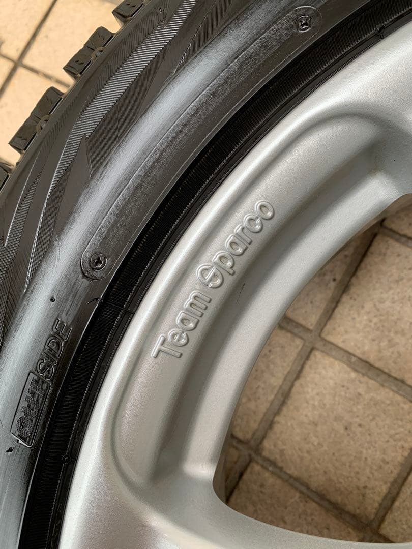 ブリヂストンスタッドレス215/55R17 Team Sparcoホイール