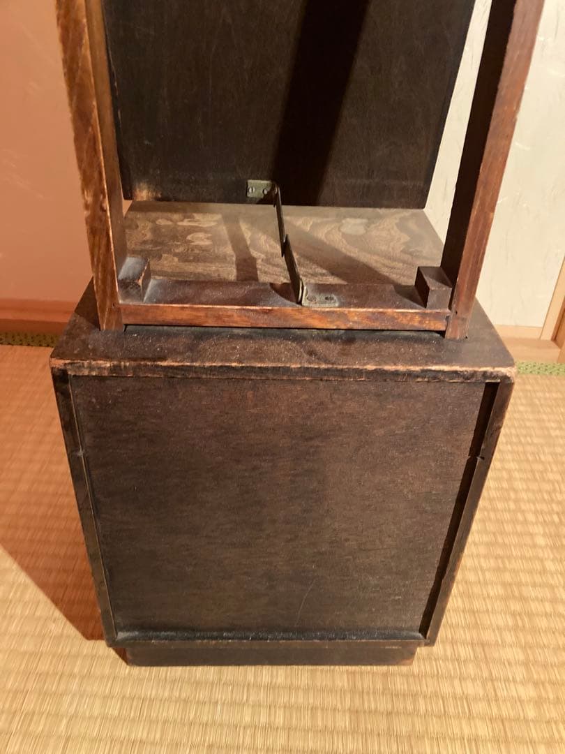 年代物　姿見　鏡台　化粧台　鏡　昭和レトロ　昭和家具　古民家