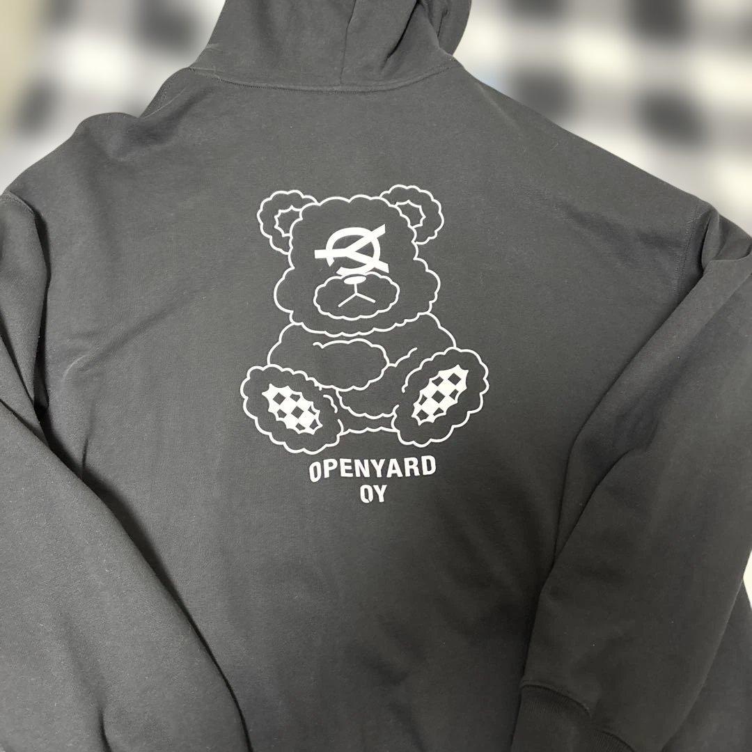 OY ジップパーカー ブラック