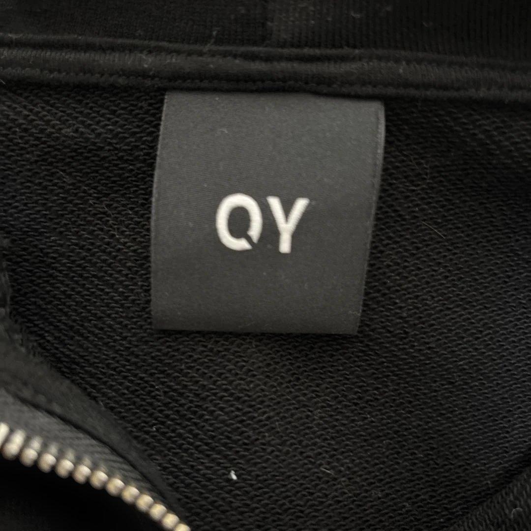 OY ジップパーカー ブラック