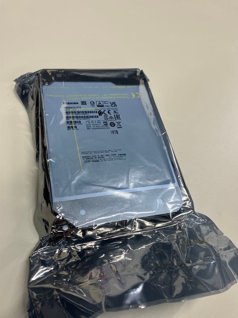 3.5インチ内蔵HDD 東芝16tb