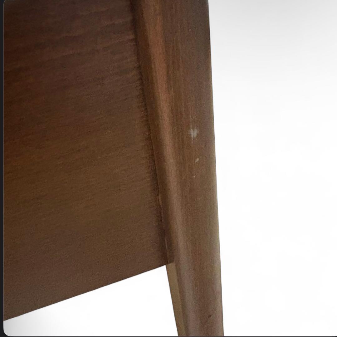 【美品】イスヤ工芸 引き出し付き玄関椅子 ブナ材 牛革張り 日本製