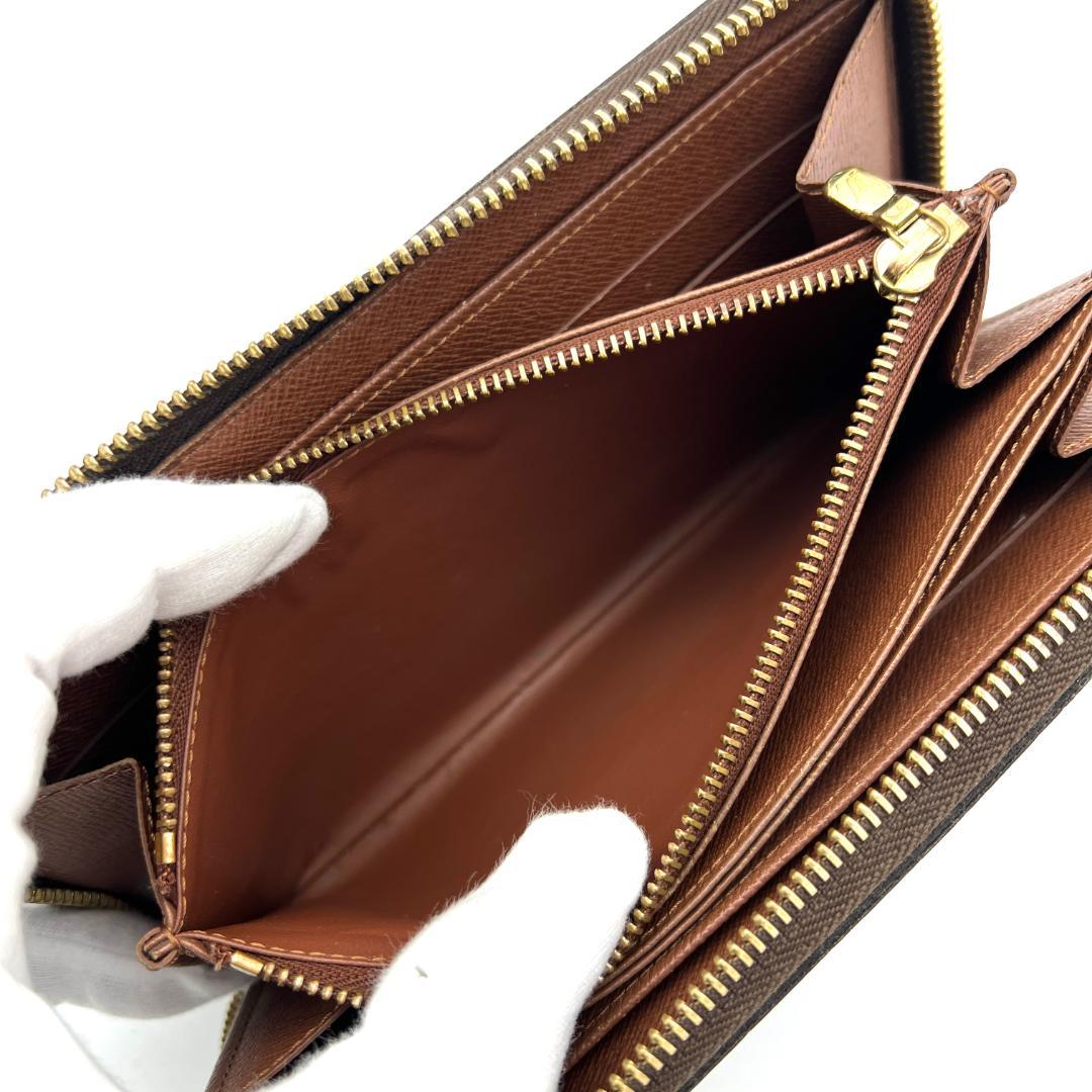 【超極美品】ルイヴィトン モノグラム ジッピーウォレット 長財布 C100