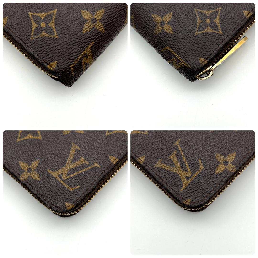 【超極美品】ルイヴィトン モノグラム ジッピーウォレット 長財布 C100