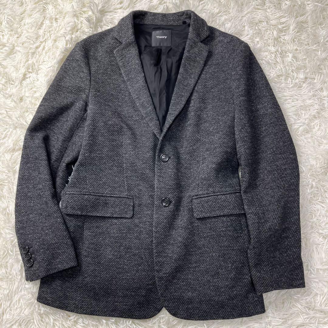 Theory スーツ セットアップ 現行 ウール サキソニー アンコン M