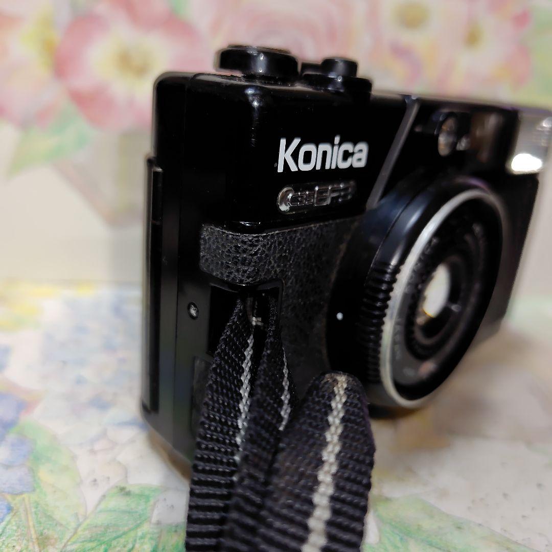 ☆☆良品❕全動作確認済☆☆ KONICA C35 EF3 　ブラック