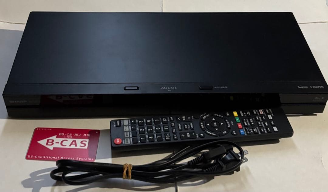2番組同時録画 シャープ ブルーレイレコーダー アクオス BD-NW520