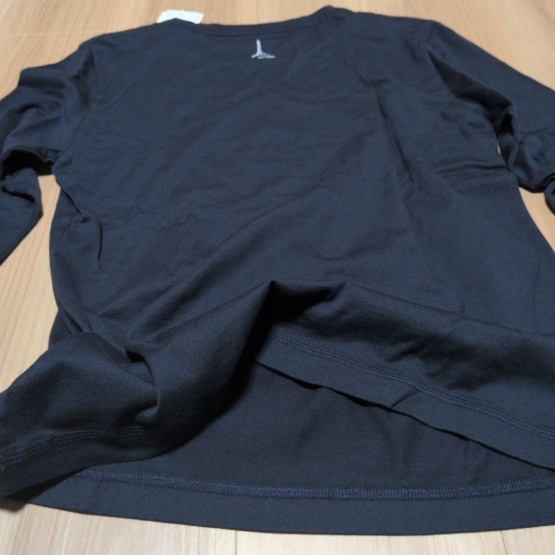 マドモアゼルノンノン　フランス地図刺繍 長袖Tシャツ　紺　М　新品未使用‼️